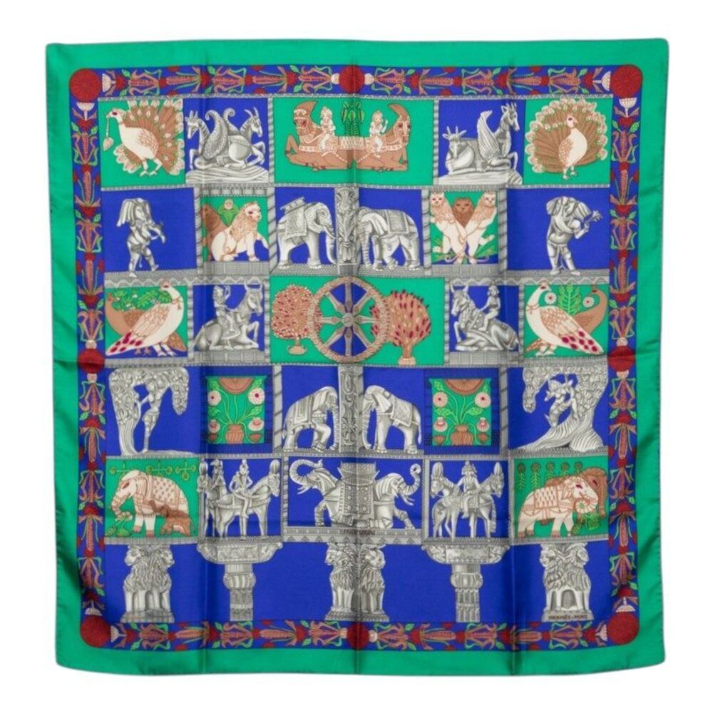 Hermes Carre90 TORANA Silk Scarf